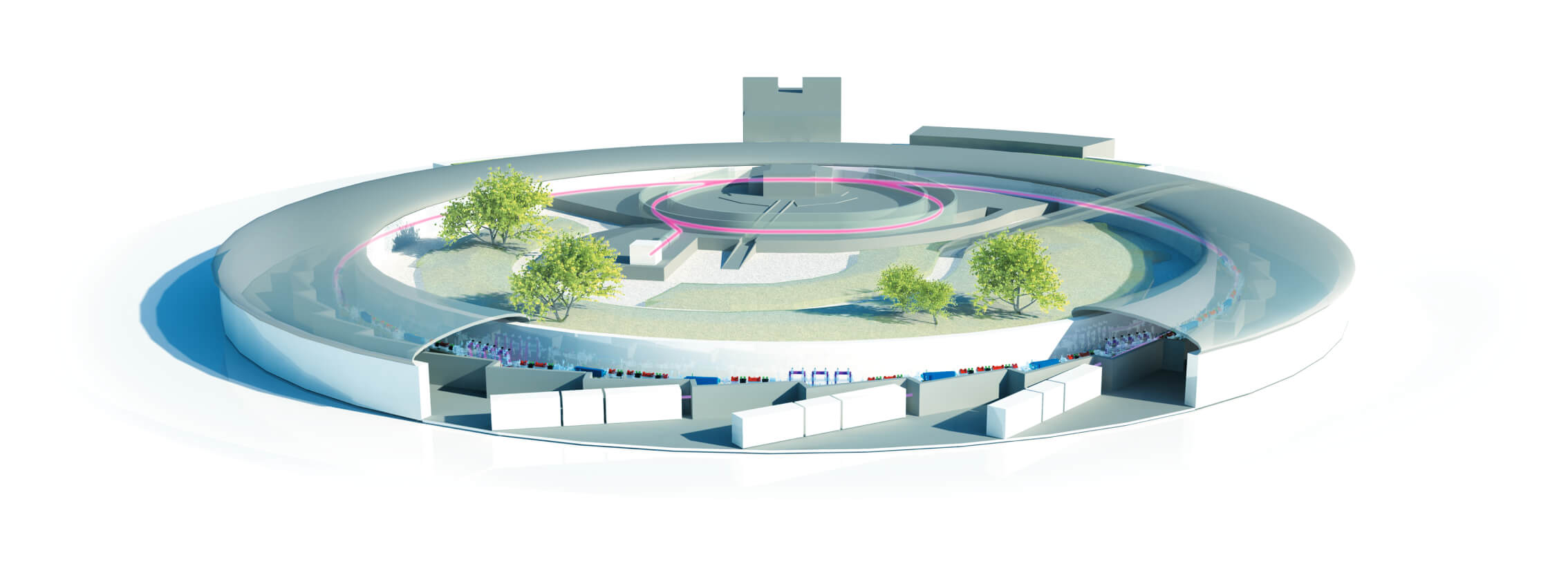 schema of the european synchrotron