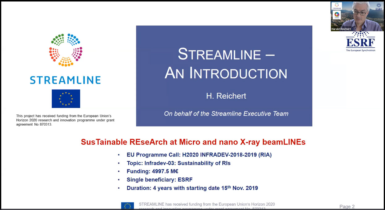 Streamline introductory talk